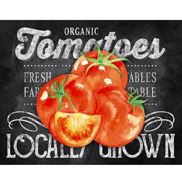 Placa Decorativa MDF Tomatoes 